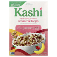 Smoothie Loops, со вкусом клубники и банана, 360 г (12,7 унции) — Kashi