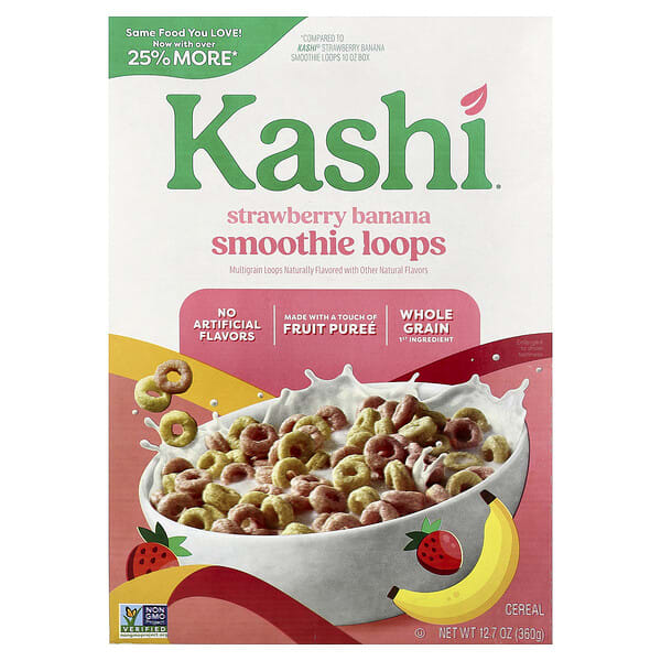 ksh11603_v_18.jpg Smoothie Loops, со вкусом клубники и банана, 360 г (12,7 унции) — Kashi