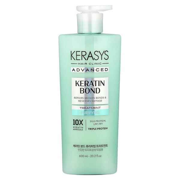 ksy42190_v_8.jpg Advanced, Keratin Bond Treatment, очищающее средство, 600 мл (20,2 жидк. Унции) — Kerasys