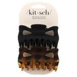 Зажимы для больших когтей, черный и Tort, набор из 2 предметов — Kitsch