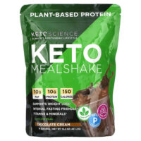 кетогенный коктейль, шоколадный крем, 431,2 г (15,2 унции) — Keto Science