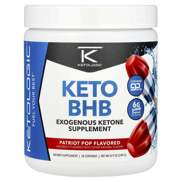 ktl00725_v_24.jpg Keto BHB, Patriot Pop, 249 г (8,9 унции) — KetoLogic