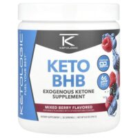 Keto BHB, ягодное ассорти, 246 г (8,8 унции) — KetoLogic