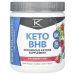 Keto BHB, клубника и киви, 243 г (8,7 унции) — KetoLogic
