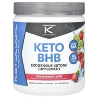 Keto BHB, клубника и киви, 243 г (8,7 унции) — KetoLogic