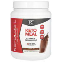 KetoMeal, заменитель еды, шоколад, 828 г (1,8 фунта) — KetoLogic