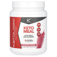 кетодиета, со вкусом клубники, 800 г (1,8 фунта) — KetoLogic