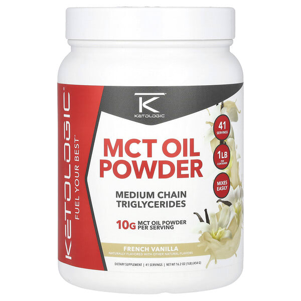 ktl70630_v_8.jpg порошок из масла MCT, со вкусом французской ванили, 454 г (1 фунт) — KetoLogic
