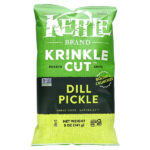 Krinkle Cut, картофельные чипсы, маринованные огурцы, 141 г (5 унций) — Kettle Foods