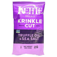 Krinkle Cut, картофельные чипсы, трюфельное масло и морская соль, 141 г (5 унций) — Kettle Foods