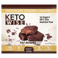Fat Bombs, Chocolate Covered Caramels, 7 Packages, 32 g Each — Keto Wise