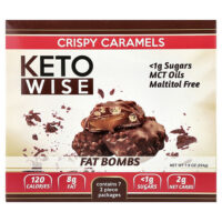 Fat Bombs, Crispy Caramels, 7.9 oz (224 g) — Keto Wise