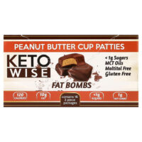 Fat Bombs, Peanut Butter Cup Patties, 16 Packs, 34 g — Keto Wise