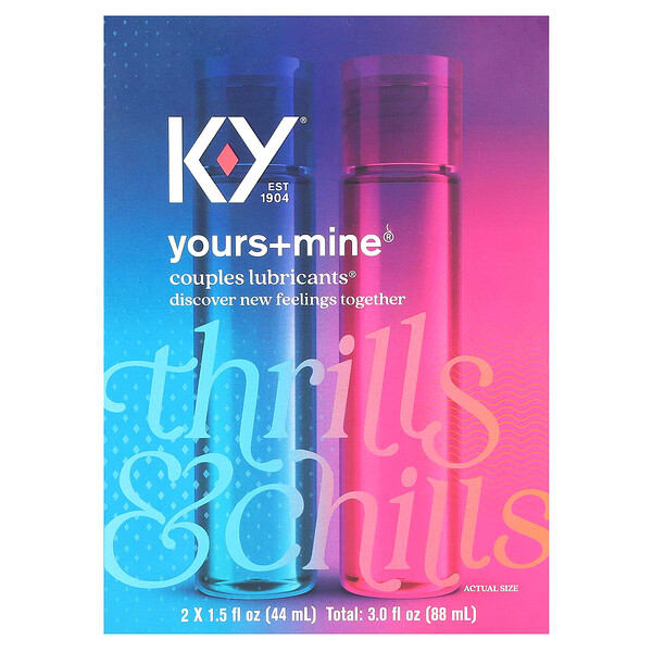 kyy08892_v_24.jpg K-Y, Yours+Mine, смазка для пар, 2 шт. по 44 мл (1,5 жидк. унции)