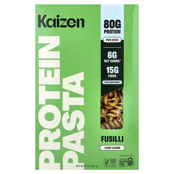 kzn01764_v_34.jpg протеиновая паста, фузилли, 226 г (8 унций) — Kaizen