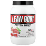 Lean Body®, протеиновая смесь для приготовления коктейля, клубника, 1120 г (2,47 фунта) — Labrada Nutrition