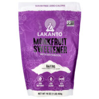 Подсластитель для выпечки из плодов монаха с эритритолом, 454 г (16 унций) — Lakanto
