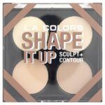 Sculpt + Contour, палитра для контурирования из 4 оттенков, CPF638 Shape It Up, 14 г (0,49 унции) — L.A. Colors