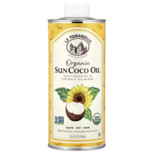 SunCoco, органическая смесь подсолнечного и кокосового масел, 750 мл — La Tourangelle