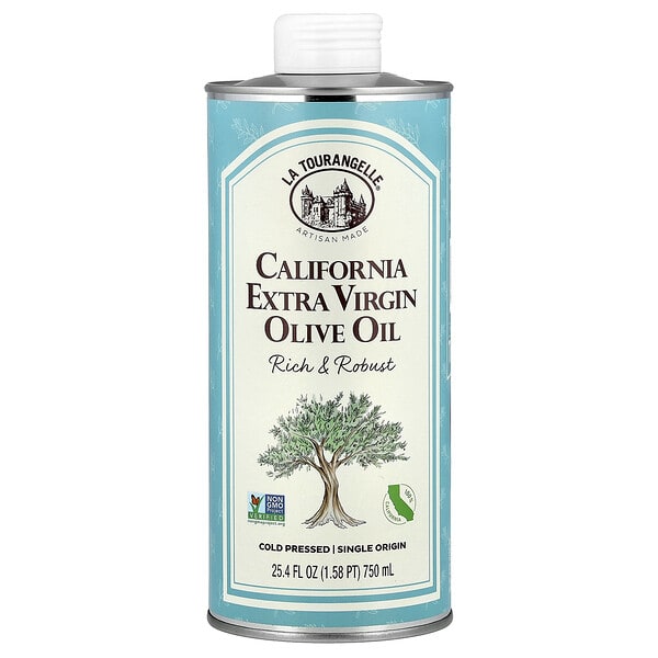 lat48013_v_8.jpg нерафинированное оливковое масло высшего качества от California, насыщенное и крепкое, 750 мл (25,4 жидк. унции) — La Tourangelle