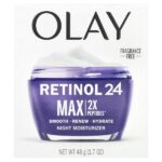 Regenerist, Retinol 24, ночное увлажняющее средство, без отдушек, 48 унций (1,7 унции) — Olay — изображение 2