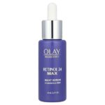 Regenerist, ретинол 24, ночная сыворотка, без отдушек, 40 мл (1,3 жидк. унц.) — Olay