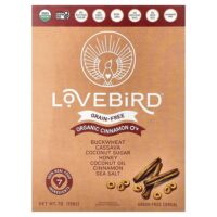 беззерновые хлопья, органические корица, 198 г (7 унций) — Lovebird
