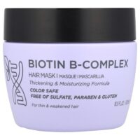Biotin B-Complex, восстанавливающая маска для волос, предотвращающая ломкость, 500 мл (16,9 жидк. унц.) — Luseta Beauty