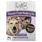 натуральные лакомства для собак, Crised Blueberry Oat™, патока, 396,89 г (14 унций) — Lazy Dog Cookie