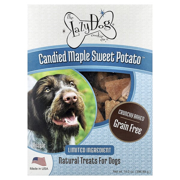 ldc01247_v_16.jpg натуральные лакомства для собак, Candied Maple Sweet Potato™, 396,89 г (14 унций) — Lazy Dog Cookie