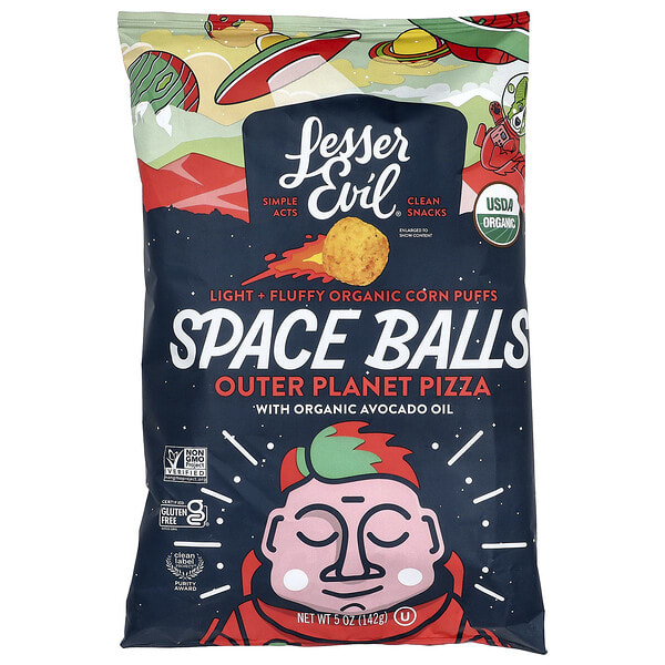 lel94759_v_2.jpg Space Balls, Outer Planet Pizza, 142 г (5 унций) — LesserEvil