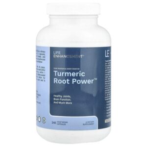 Turmeric Root Power™, 240 вегетарианских капсул (600 мг на капсулу) — Life Enhancement