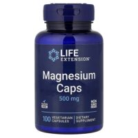 Магний в капсулах, 500 мг, 100 вегетарианских капсул — Life Extension