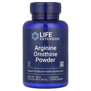 порошок аргинина и орнитина, 150 г (5,29 унции) — Life Extension
