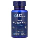 супер R-липоевая кислота, 240 мг, 60 вегетарианских капсул — Life Extension