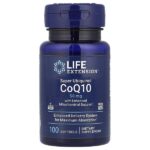 Super Ubiquinol CoQ10 с улучшенной поддержкой митохондрий, 50 мг, 100 гелевых капсул — Life Extension