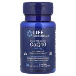 Super Ubiquinol CoQ10 с улучшенной поддержкой митохондрий, 200 мг, 30 гелевых капсул — Life Extension