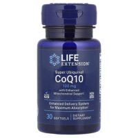 суперубихинол коэнзим Q10 с улучшенной поддержкой митохондрий, 100 мг, 30 мягких таблеток — Life Extension