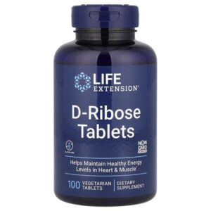 таблетки D-рибозы, 100 вегетарианских таблеток — Life Extension
