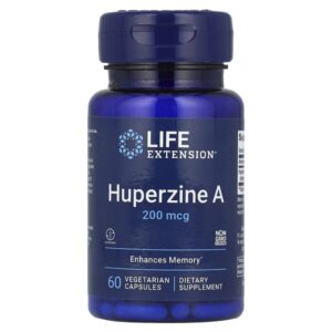 Гуперзин А, 200 мкг, 60 растительных капсул — Life Extension