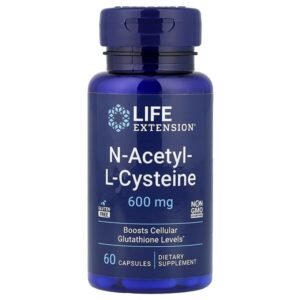 N-ацетил-L-цистеин, 600 мг, 60 капсул — Life Extension