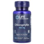 Хлорофиллин, 100 мг, 100 вегетарианских капсул — Life Extension