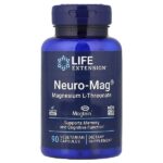 Neuro-Mag®, L-треонат магния, 90 вегетарианских капсул (48 мг в 1 капсуле) — Life Extension