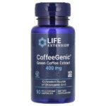 CoffeeGenic, экстракт зеленого кофе 90 овощных капсул — Life Extension