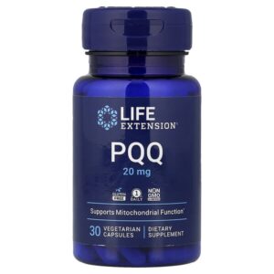 PQQ в капсулах, пирролохинолинхинон, 20 мг, 30 вегетарианских капсул — Life Extension