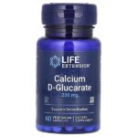D-глюкарат кальция, 200 мг, 60 вегетарианских капсул — Life Extension