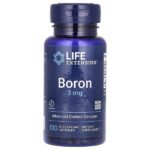 бор, 3 мг, 100 вегетарианских капсул — Life Extension
