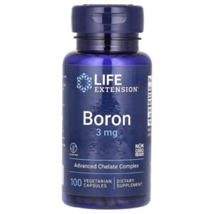 бор, 3 мг, 100 вегетарианских капсул — Life Extension