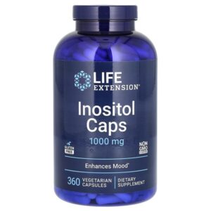 инозитол, 1000 мг, 360 вегетарианских капсул — Life Extension