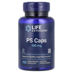 капсулы PS, 100 мг, 100 вегетарианских капсул — Life Extension